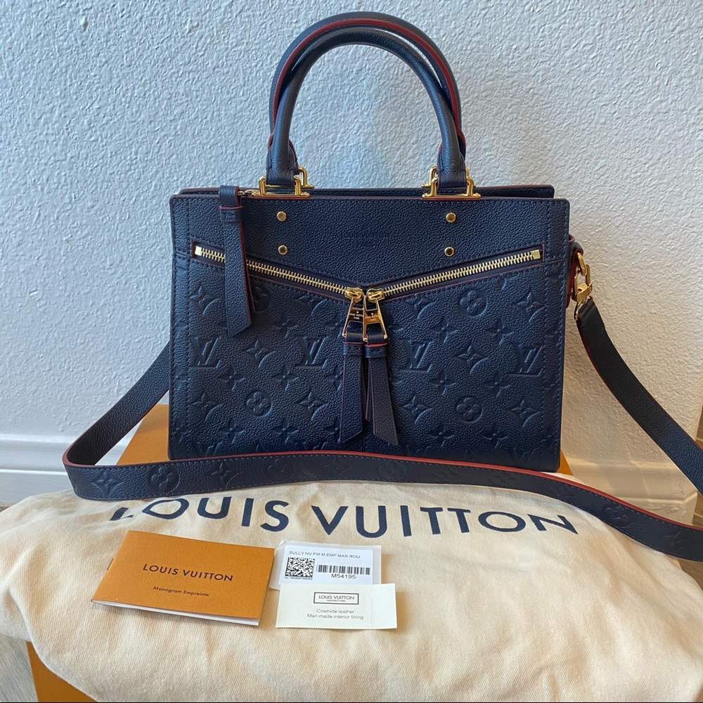 LOUIS VUITTON Empreinte Sully MM Marine Rouge